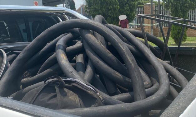 Trio arrested for stealing copper cables at a Mine near Trichardt