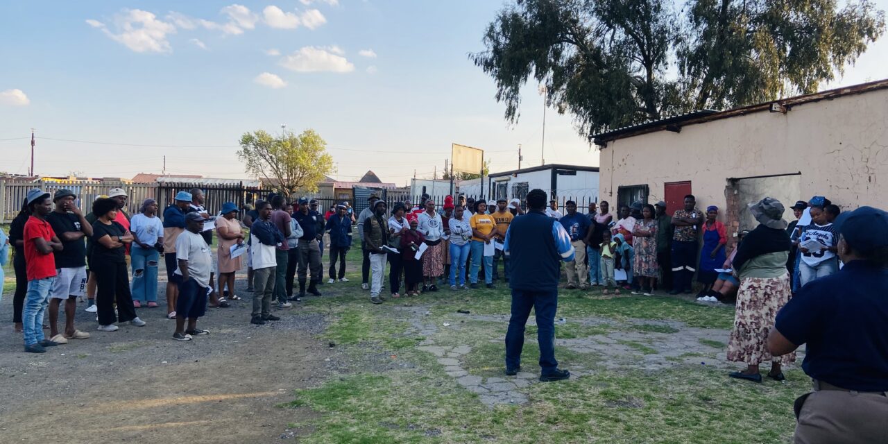 GMM CONDUCTS IDP CONSULTATIONS IN KINROSS WARD 16