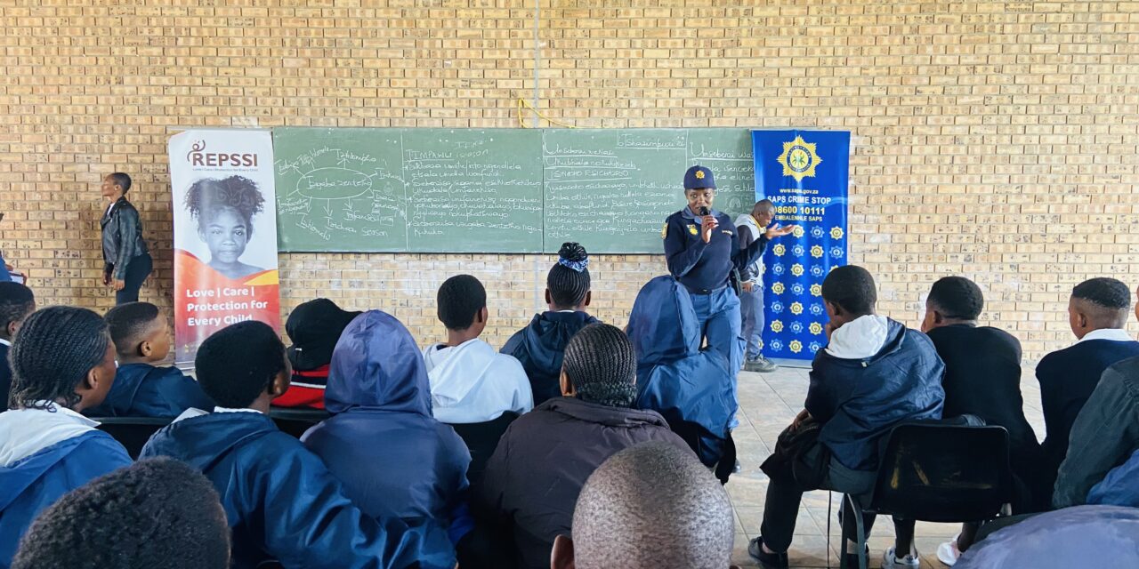 eMbalenhle SAPS conducts school safety awareness at KI Twala