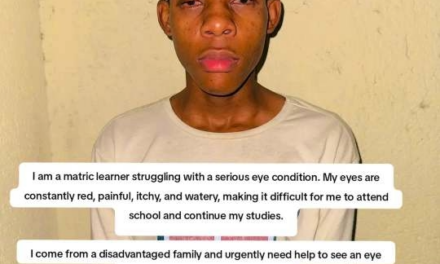Help Mqebisi save his sight and continue his education