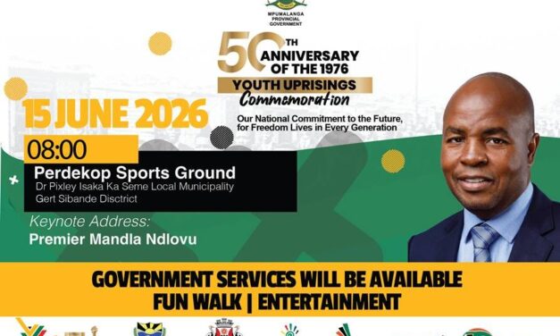 Mpumalanga Provincial Government to commemorate Youth Day in Perdekop